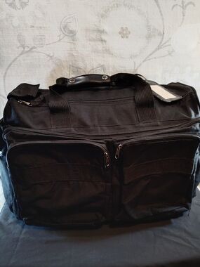 Sharper Image Black  Utility Travel /Duffel Bag